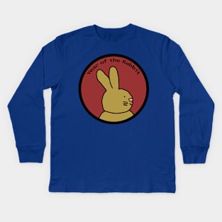 Year of the Rabbit Cute Kids Long Sleeve T-Shirt